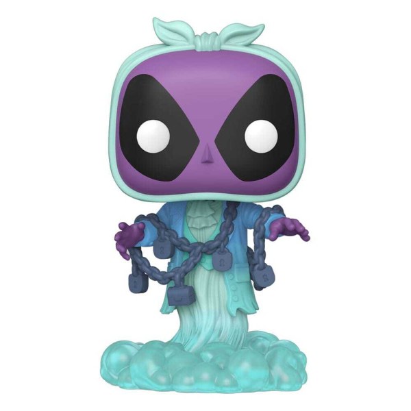 Figurine en vinyle Marvel POP! 1494 Plus Deadpool dans le rôle de Jacob Marley 9 cm
