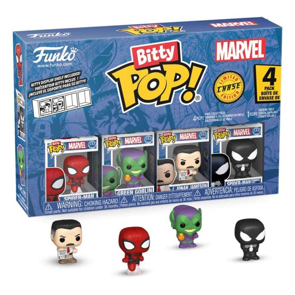 Spider-Man pack 4 figurines Bitty POP! Vinyl Series 1 2 cm