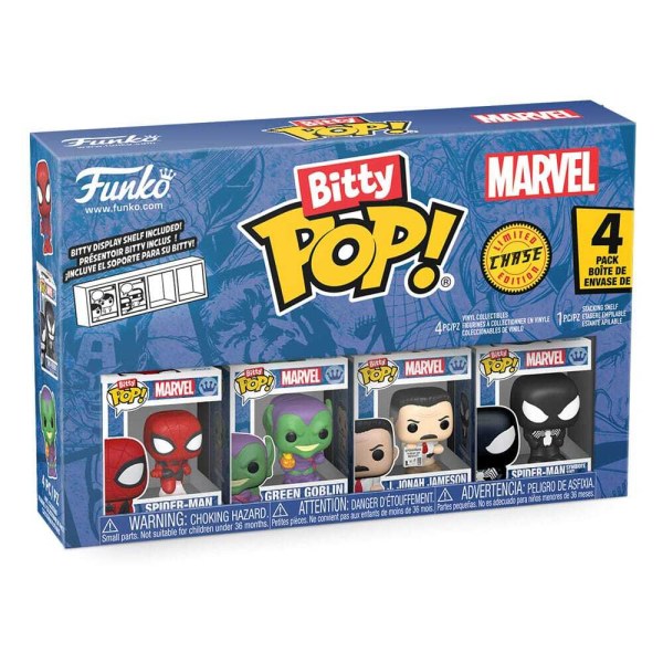 Spider-Man pack 4 figurines Bitty POP! Vinyl Series 1 2 cm
