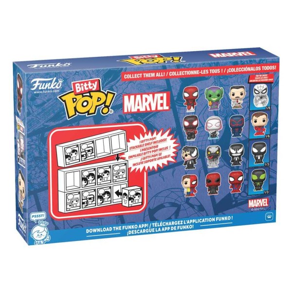 Spider-Man pack 4 figurines Bitty POP! Vinyl Series 4 2 cm
