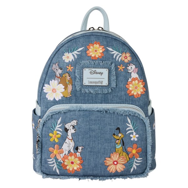 MINI SAC À DOS À FRANGES CHIENS ET CHATS - DISNEY LOUNGEFLY