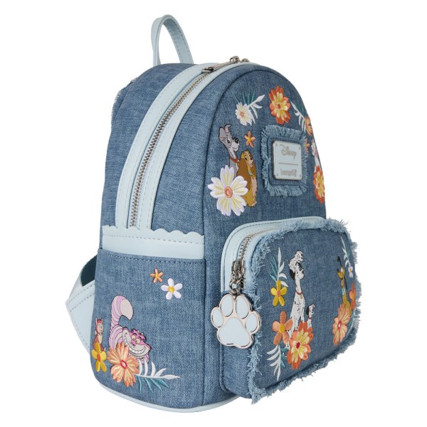 MINI SAC À DOS À FRANGES CHIENS ET CHATS - DISNEY LOUNGEFLY
