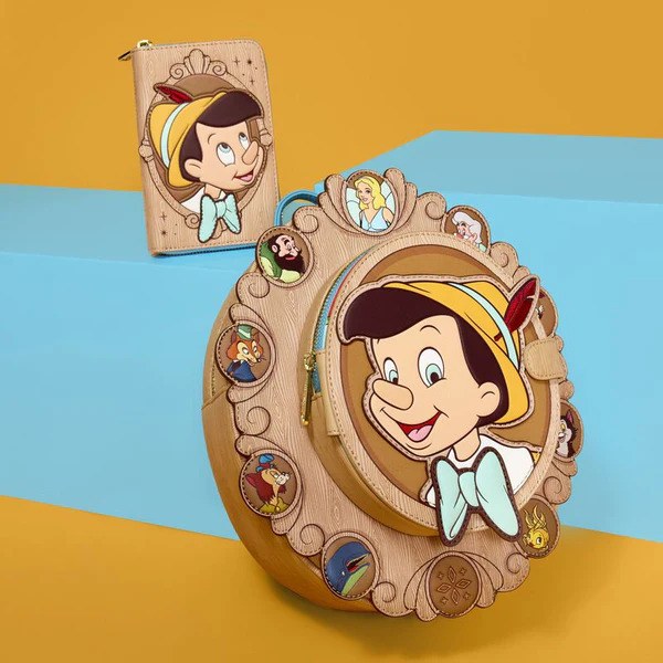 Portefeuille Cameo Pinochio - Disney Loungefly
