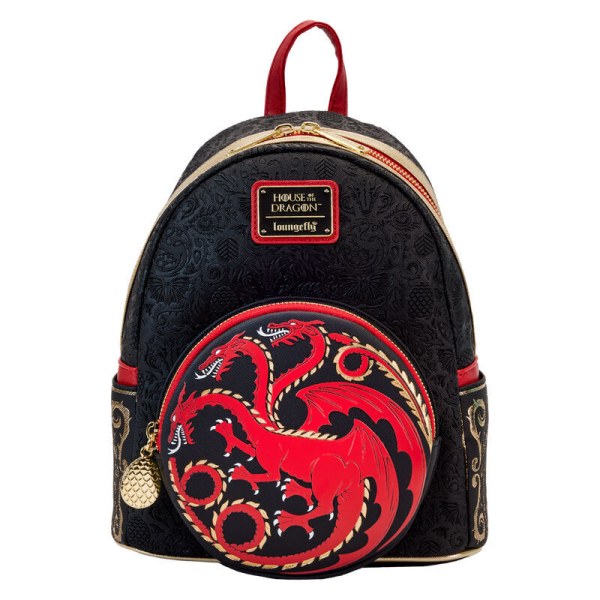 Sac à dos Loungefly Game of Thrones House of the Dragon Targaryen 26 cm