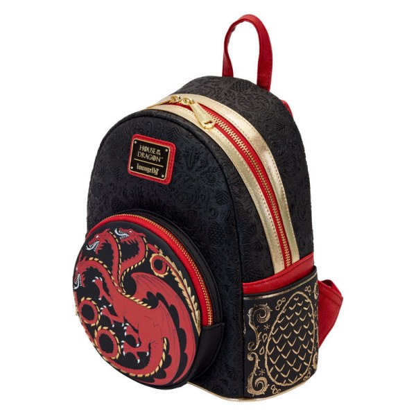 Sac à dos Loungefly Game of Thrones House of the Dragon Targaryen 26 cm