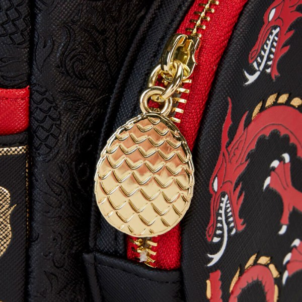 Sac à dos Loungefly Game of Thrones House of the Dragon Targaryen 26 cm