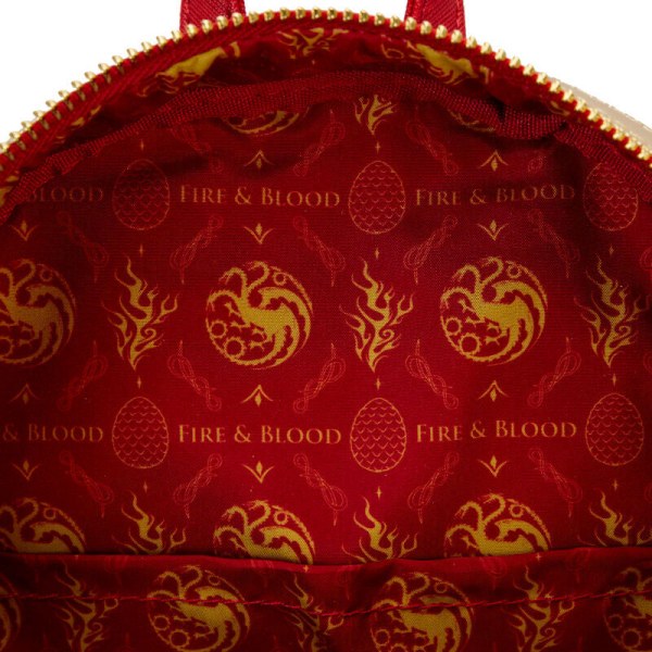 Sac à dos Loungefly Game of Thrones House of the Dragon Targaryen 26 cm