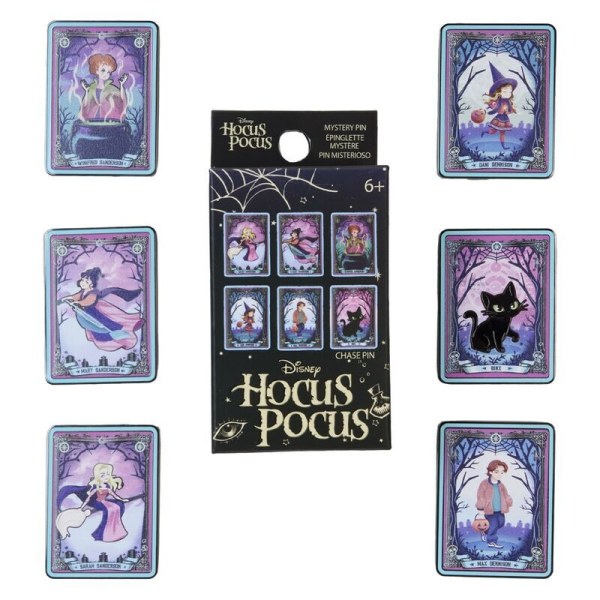 Boîte aveugle, épingles en émail Disney Hocus Pocus Tarot assorties