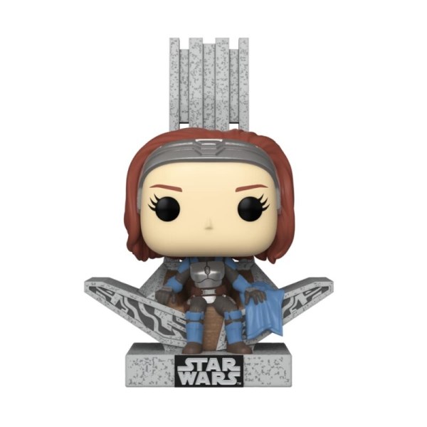Star Wars Mandalorian Pop! 669 Deluxe S9 Trône de Bo Katan