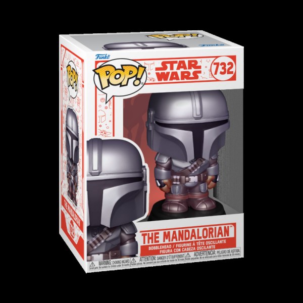 Décoration Star Wars Pop! 732 style Mandalorien des fêtes