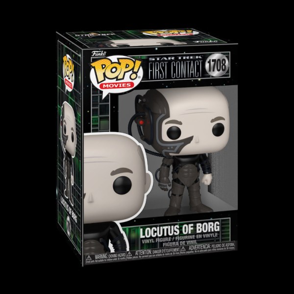 Star Trek Pop! 1708 Premier Contact Picard Borg