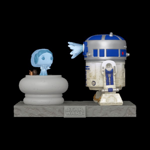 Star Wars Pop! 766 S9 Deluxe R2-D2 et Leia