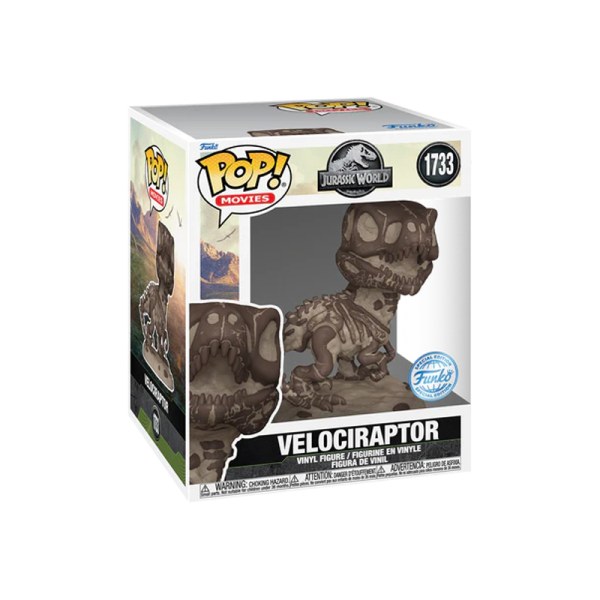 Fossile de Super Velociraptor Pop! de Jurassic Park (1733)