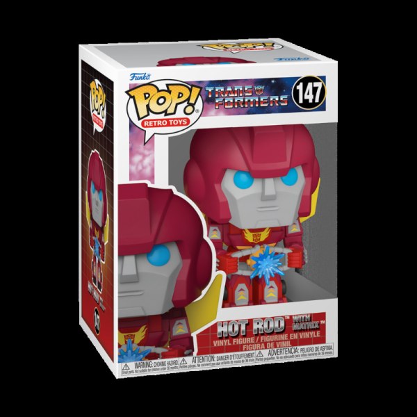 Transformers Pop! 147 S4 Hot Rod avec Matrix