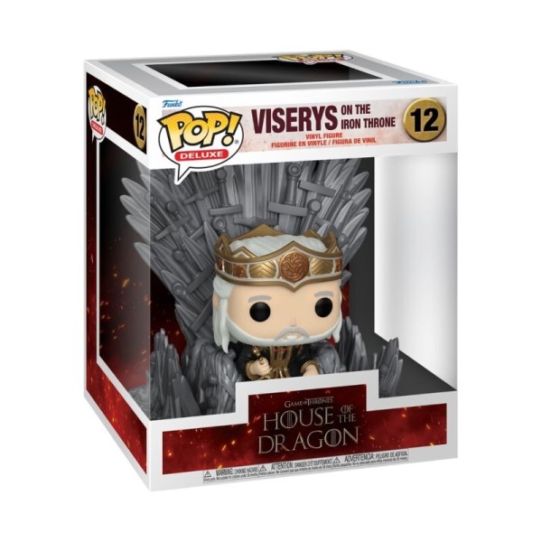 Funko Pop Deluxe! 12 Viserys sur le trône - House Of The Dragon S2