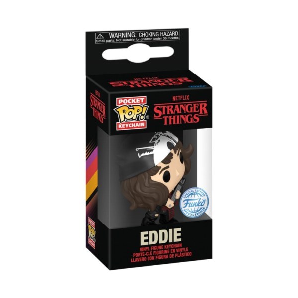Porte-clés Pocket Pop Eddie - Stranger Things