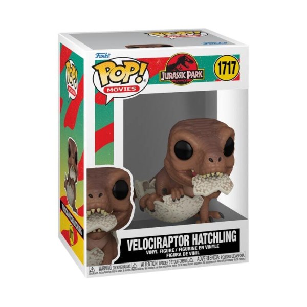 Jurassic Park Pop! 1717 Vélociraptor Éclosion