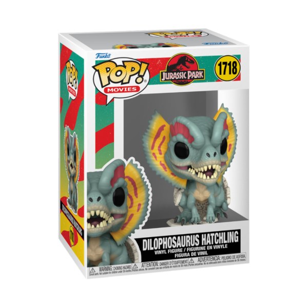 Jurassic Park Pop! 1718 Éclosion Dilophosaurus