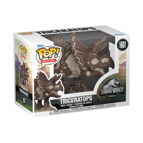 Jurassic Park Pop! 1681 Tricératops fossile