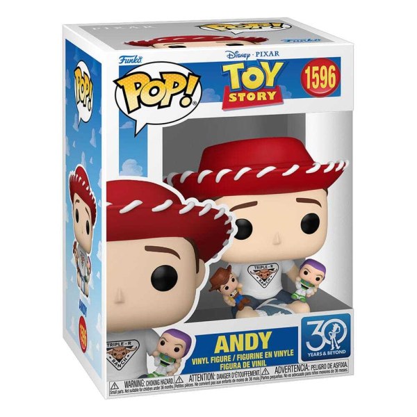 Toy Story POP! 1596 Figurines Disney en vinyle Andy (30e anniversaire) 9 cm