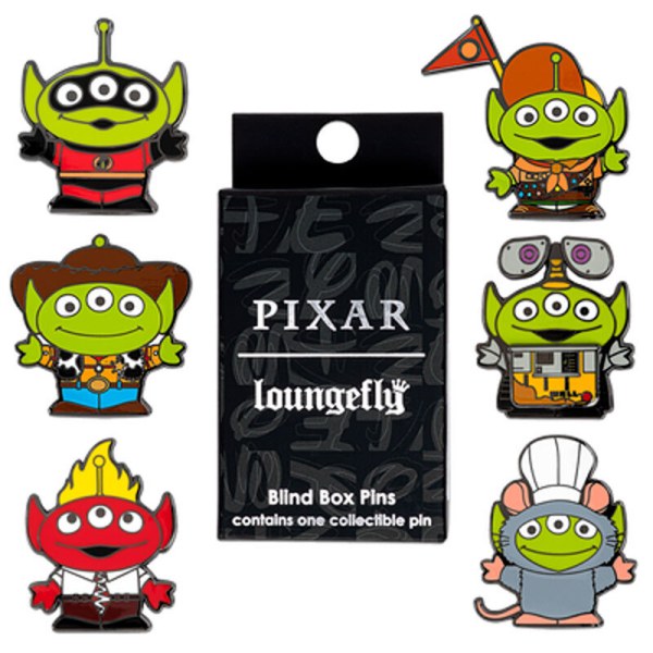 Pin's en émail Loungefly Disney Pixar Toy Story Alien Mystery Blind Box
