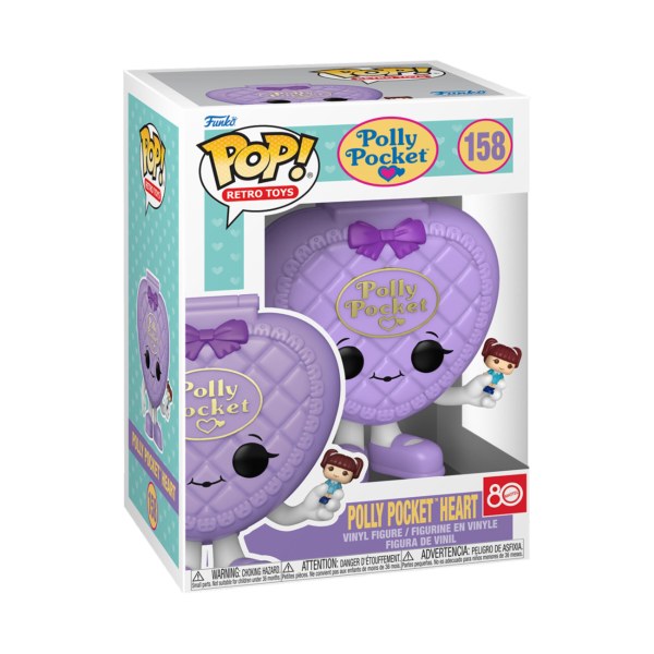 Polly Pocket Pop! 158 Coeur Coquillage Violet