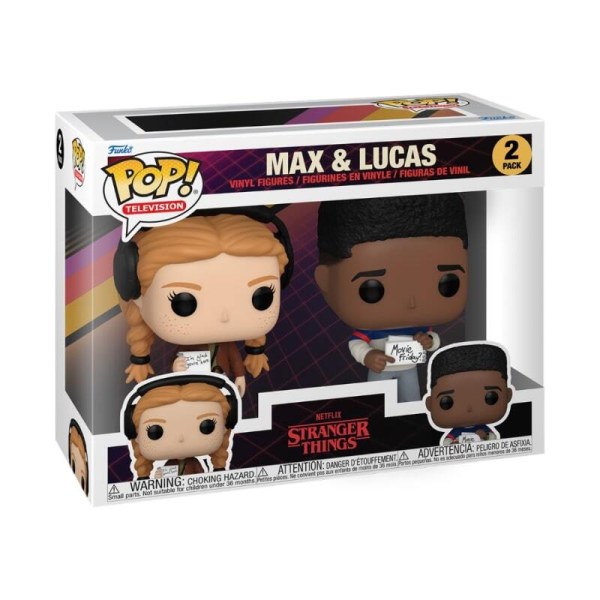 Stranger Things Pop S4 Max et Lucas 2Pk