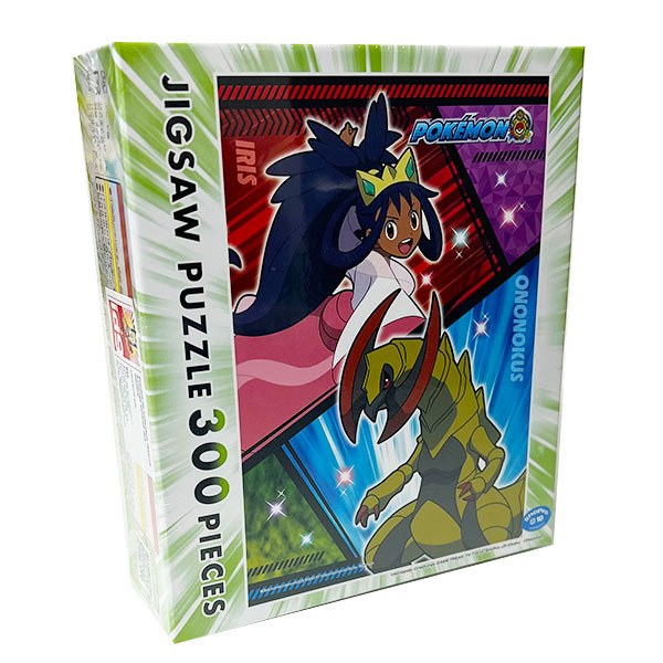 Puzzle 300 pièces Iris & Haxorus / Tranchodon - Pokémon