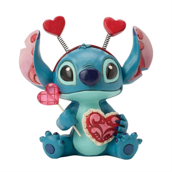 STITCH VALENTINE SUCKER POUR L'AMOUR - DISNEY TRADITIONS