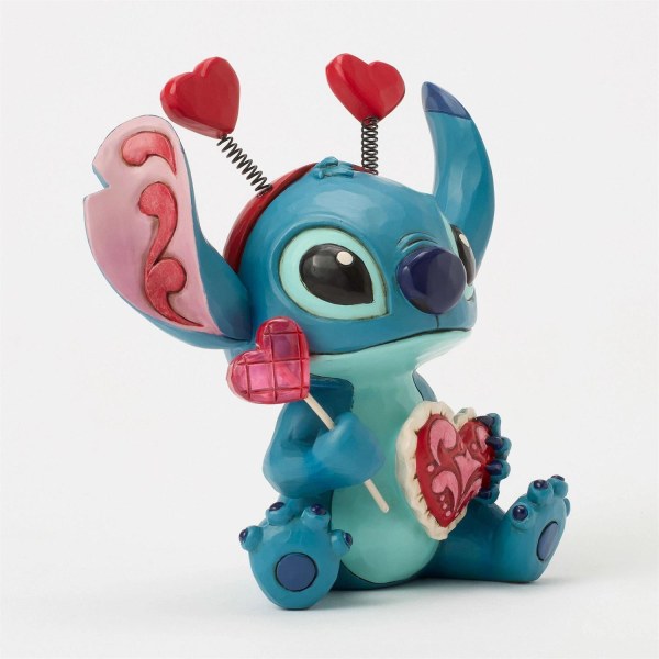 STITCH VALENTINE SUCKER POUR L'AMOUR - DISNEY TRADITIONS