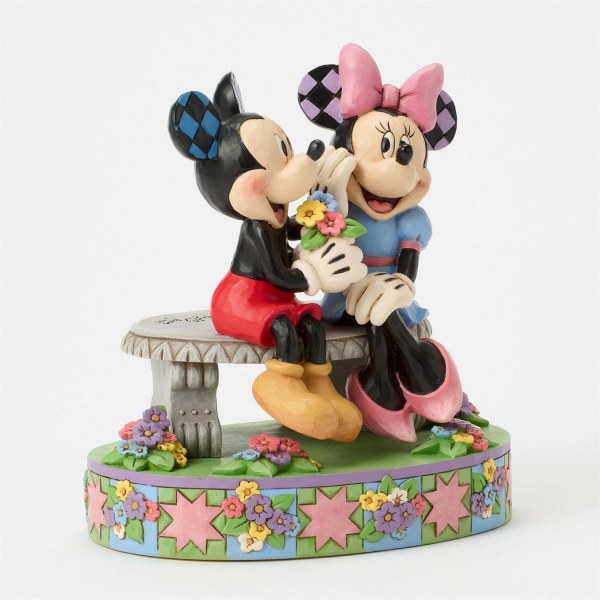 MICKEY ET MINNIE SUR UN BANC - DISNEY TRADITIONS
