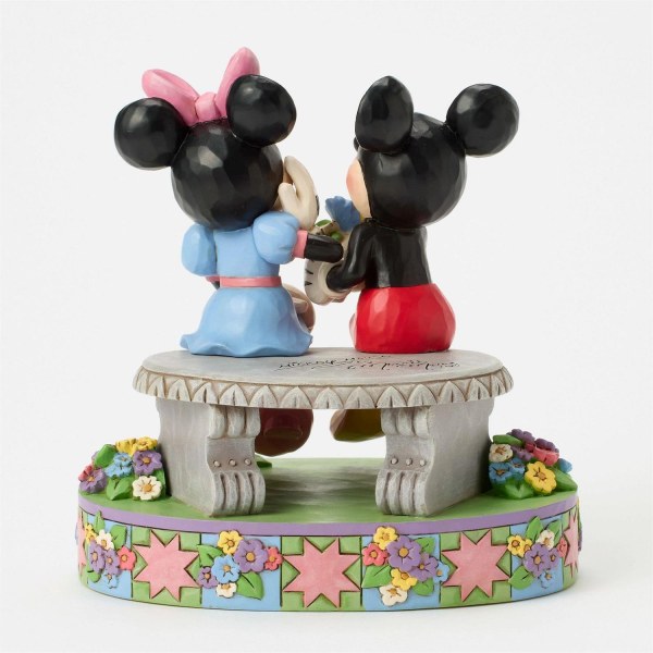 MICKEY ET MINNIE SUR UN BANC - DISNEY TRADITIONS
