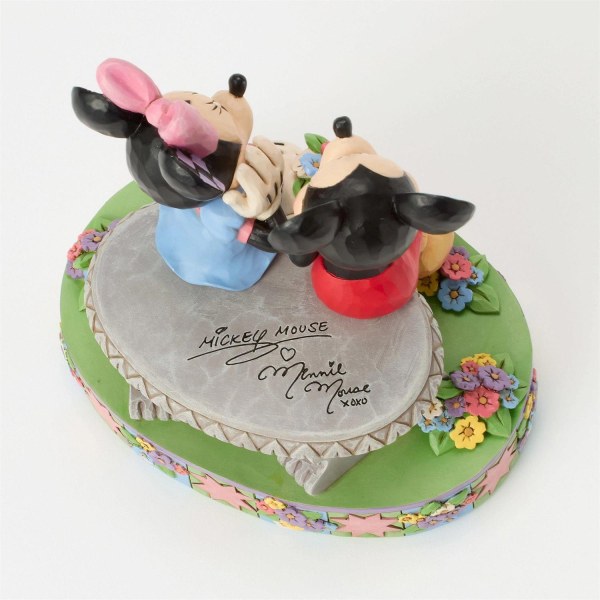 MICKEY ET MINNIE SUR UN BANC - DISNEY TRADITIONS