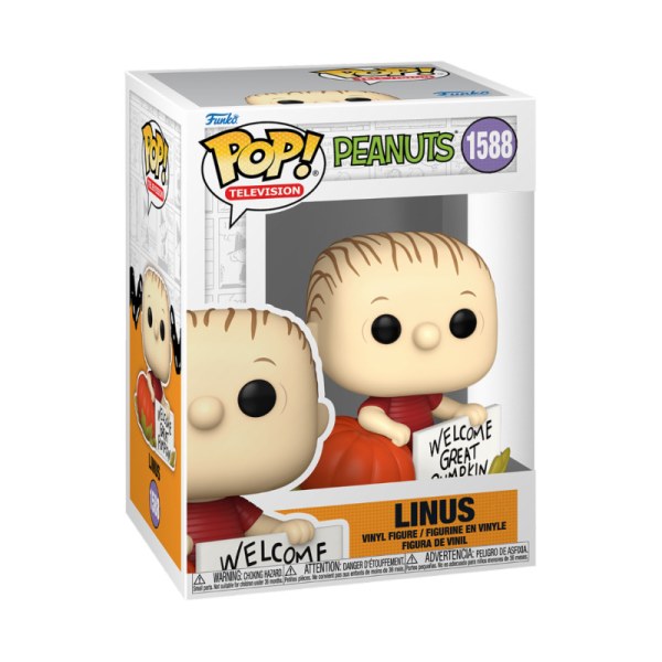 Snoopy Peanuts Pop! 1588 Linus Grande Citrouille