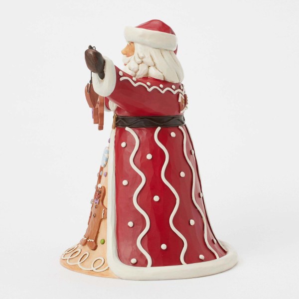 PÈRE NOËL EN PAIN D'ÉPICES TENANT UN BISCUIT - HEARTWOOD CREEK