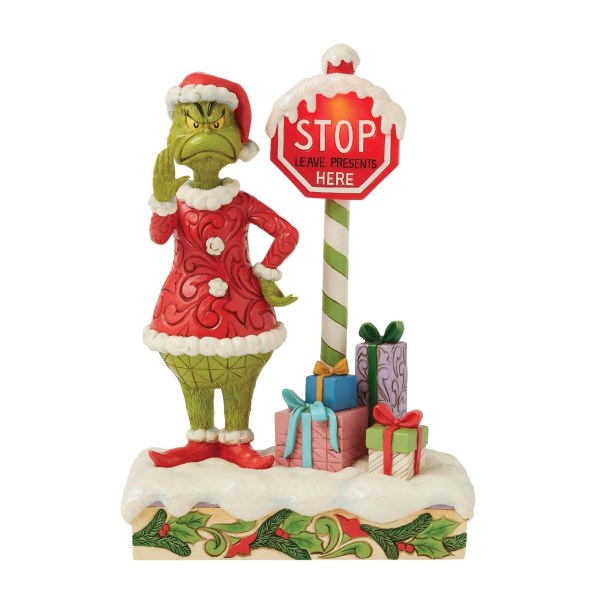 GRINCH AVEC PANNEAU STOP