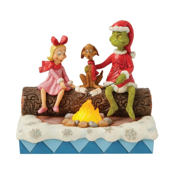 GRINCH GRILLANT DES GUIMAUVES