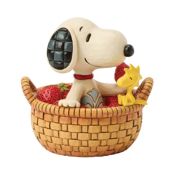 SNOOPY DANS UN PANIER DE FRAISES - Peanuts