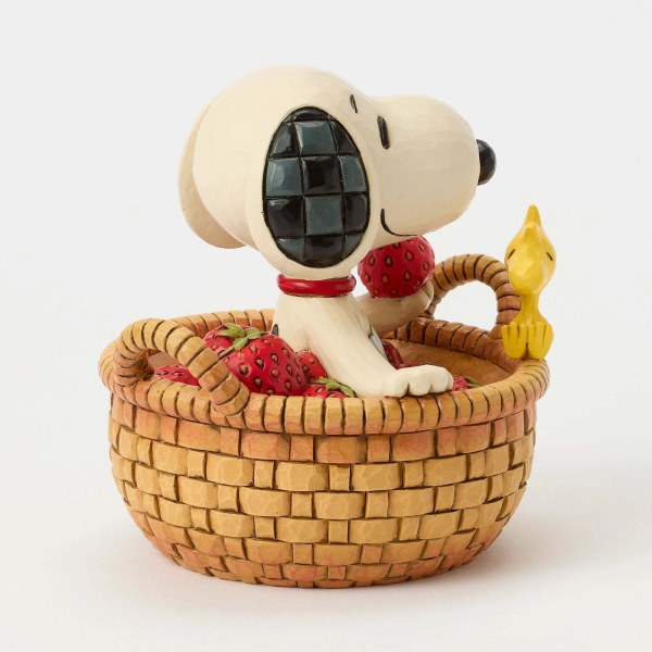 SNOOPY DANS UN PANIER DE FRAISES - Peanuts