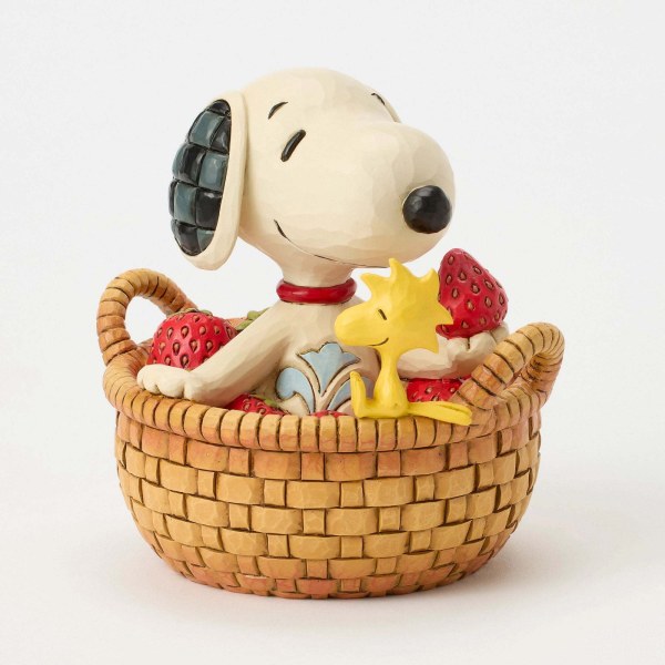 SNOOPY DANS UN PANIER DE FRAISES - Peanuts