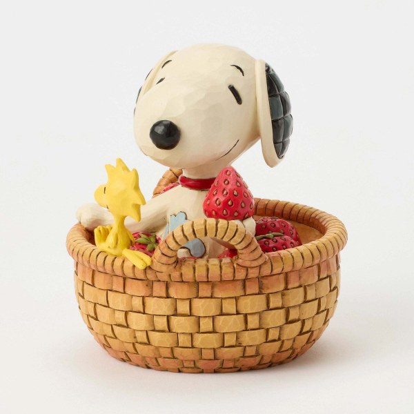 SNOOPY DANS UN PANIER DE FRAISES - Peanuts