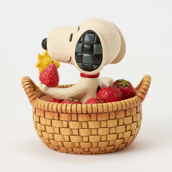 SNOOPY DANS UN PANIER DE FRAISES - Peanuts