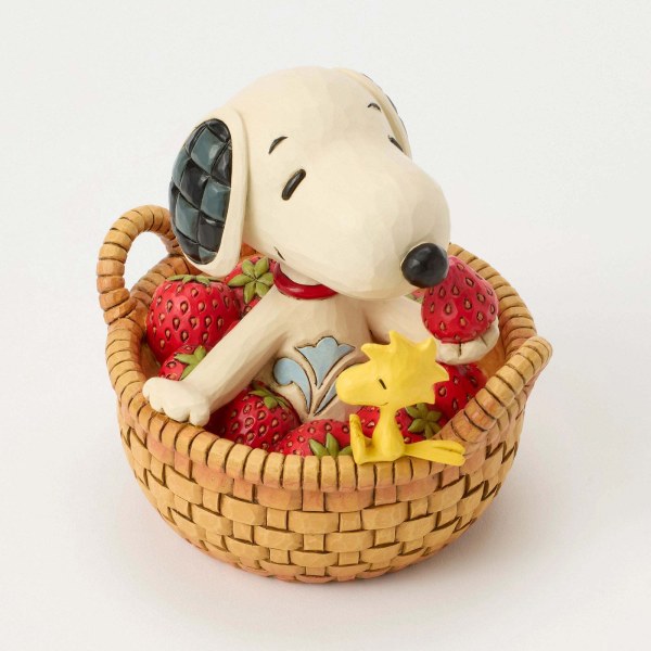 SNOOPY DANS UN PANIER DE FRAISES - Peanuts