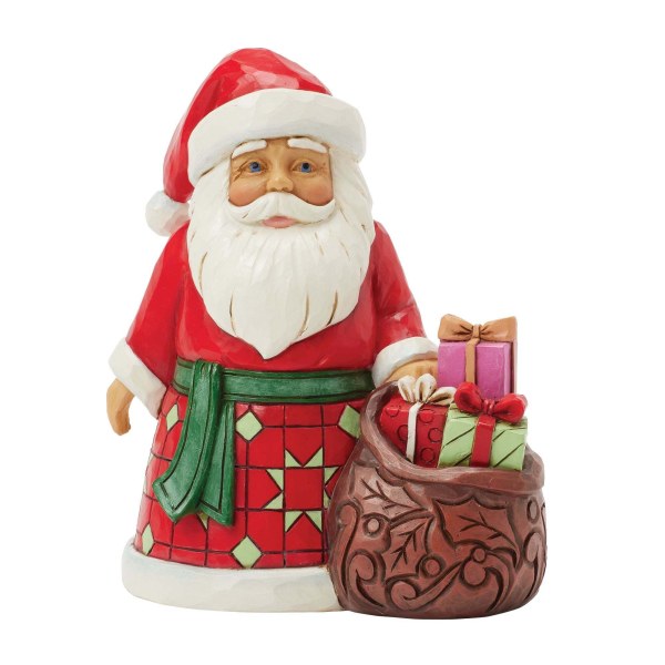 PÈRE NOËL AVEC UN SAC À JOUETS - HEARTWOOD CREEK