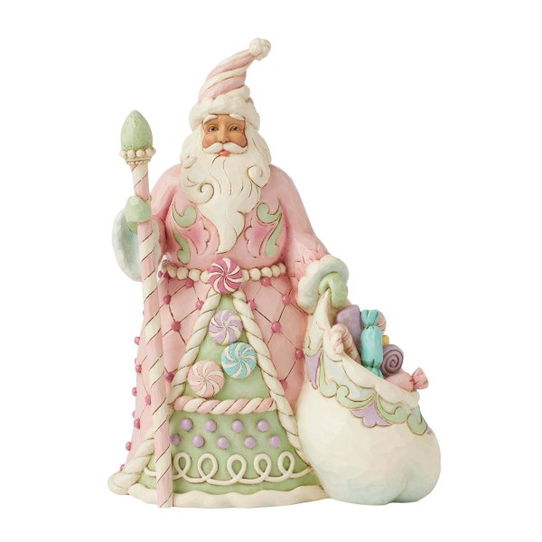 PÈRE NOËL AVEC SAC, DOUCEURS ET SCEPTRE - HEARTWOOD CREEK