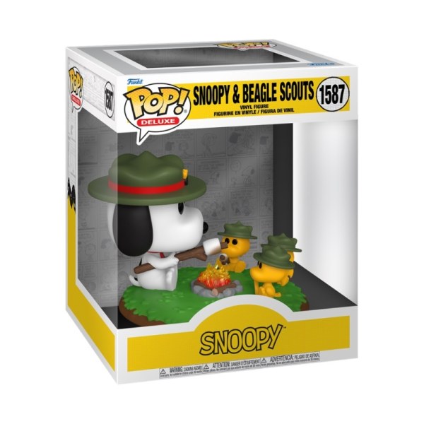 Snoopy Peanuts Pop Deluxe! 1587 Snoopy et Beagle Scouts Camping