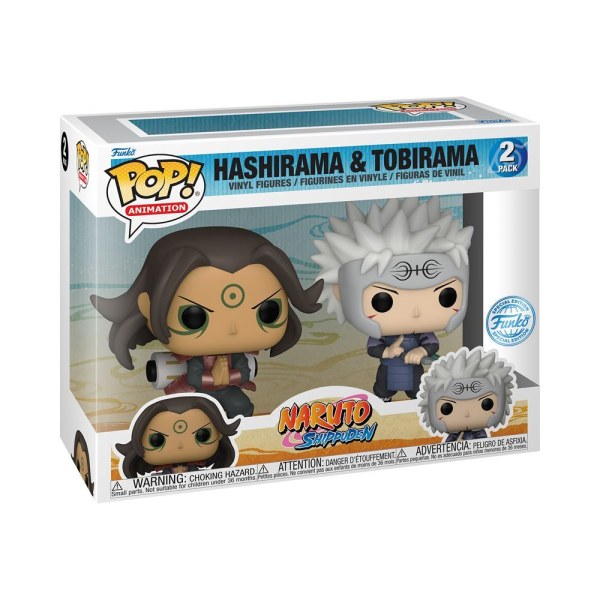 FUNKO POP! Pack de 2 POP Hashirama et Tobirama Exclus - Naruto