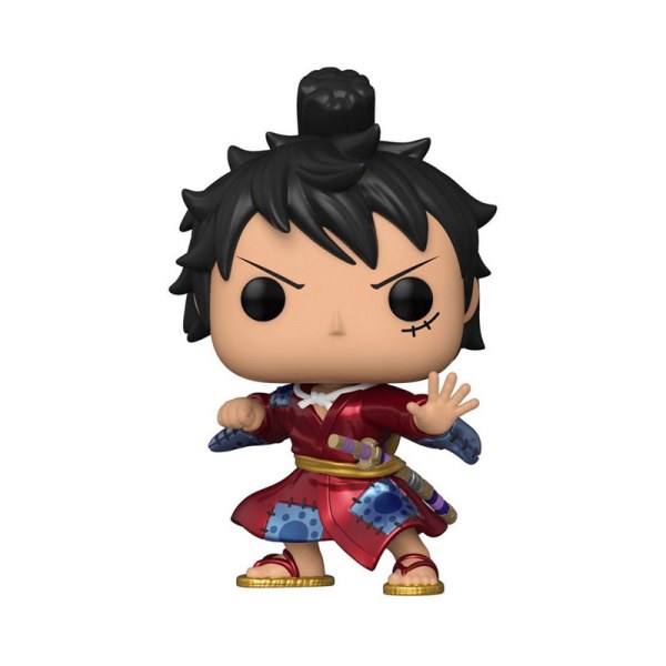 One Piece Pop! 921 Luffy en kimono métallisé