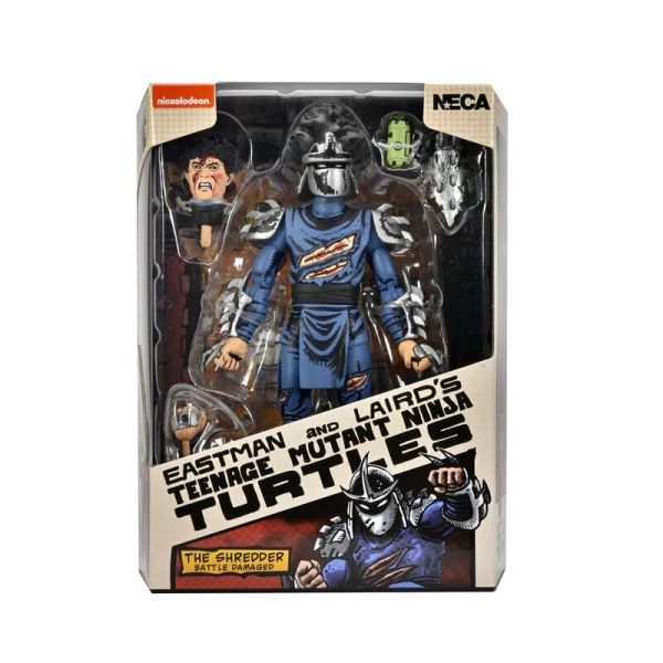 TEENAGE MUTANT NINJA TURTLES (MIRAGE COMICS) - 7" SCALE ACTION FIGURE – BATTLE DAMAGED SHREDDER