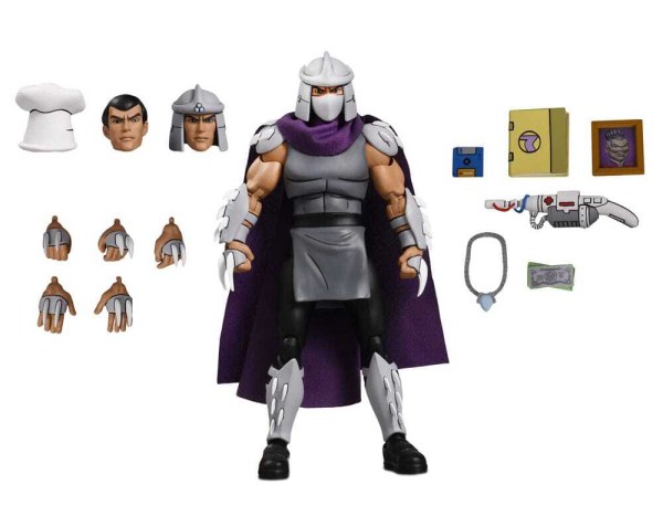 TORTUES NINJA (DESSIN ANIMÉ) - FIGURINE ARTICULÉE À L'ÉCHELLE 7" - ULTIMATE SHREDDER (COULEURS CLASSIQUES)